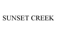 SUNSET CREEK