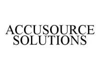 ACCUSOURCE SOLUTIONS