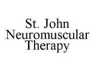 ST. JOHN NEUROMUSCULAR THERAPY