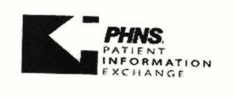 PHNS PATIENT INFORMATION EXCHANGE