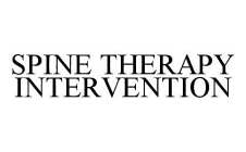 SPINE THERAPY INTERVENTION