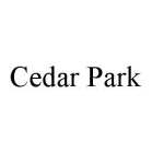 CEDAR PARK