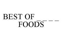 BEST OF _ _ _ _ FOODS