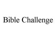 BIBLE CHALLENGE