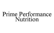 PRIME PERFORMANCE NUTRITION