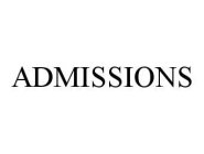 ADMISSIONS