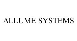 ALLUME SYSTEMS