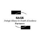 SAGE PARTNERS STRATEGIC ALLIANCE FOR GROWTH & EXCELLENCE