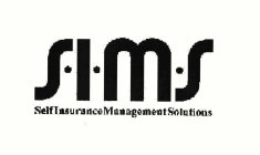 S·I·M·S SELF INSURANCE MANAGEMENT SOLUTIONS