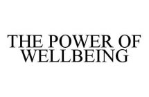 THE POWER OF WELLBEING