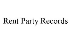 RENT PARTY RECORDS