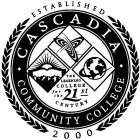 CASCADIA COMMUNITY COLLEGE ESTABLISHED 2000 THE LEARNING COLLEGE FOR THE 21ST CENTURY