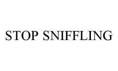 STOP SNIFFLING