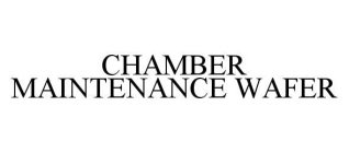 CHAMBER MAINTENANCE WAFER