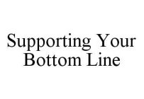 SUPPORTING YOUR BOTTOM LINE