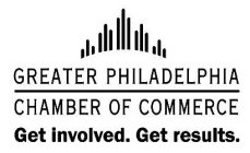 GREATER PHILADELPHIA CHAMBER OF COMMERCE GET INVOLVED. GET RESULTS.