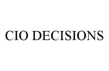 CIO DECISIONS