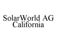 SOLARWORLD AG CALIFORNIA
