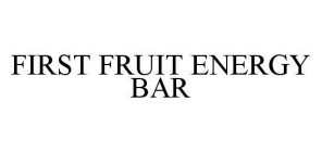 FIRST FRUIT ENERGY BAR
