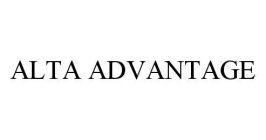 ALTA ADVANTAGE