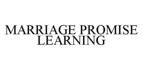 MARRIAGE PROMISE LEARNING