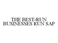 THE BEST-RUN BUSINESSES RUN SAP
