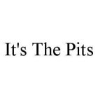 IT'S THE PITS