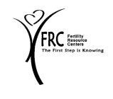FRC FERTILITY RESOURCE CENTERS THE FIRST STEP IS KNOWING