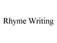 RHYME WRITING