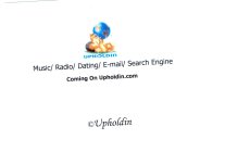 UPHOLDIN MUSIC/ RADIO/ DATING/ E-MAIL/ SEARCH ENGINE COMING ON UPHOLDIN.COM