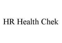 HR HEALTH CHEK