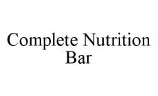 COMPLETE NUTRITION BAR