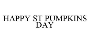 HAPPY ST PUMPKINS DAY