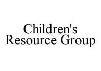 CHILDREN'S RESOURCE GROUP