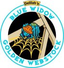DELILAH'S BLUE WIDOW GOLDEN WEBSTOCK