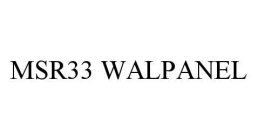 MSR33 WALPANEL