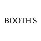BOOTH'S