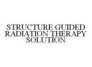 STRUCTURE GUIDED RADIATION THERAPY SOLUTION