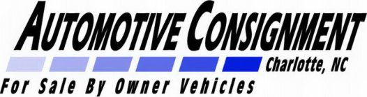 AUTOMOTIVE CONSIGNMENT CHARLOTTE, NC FOR SALE BY OWNER VEHICLES