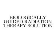 BIOLOGICALLY GUIDED RADIATION THERAPY SOLUTION
