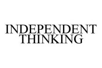 INDEPENDENT THINKING