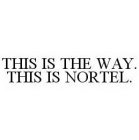 THIS IS THE WAY.  THIS IS NORTEL.