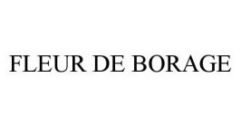 FLEUR DE BORAGE
