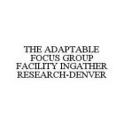THE ADAPTABLE FOCUS GROUP FACILITY INGATHER RESEARCH-DENVER