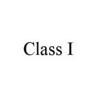 CLASS I