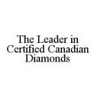 THE LEADER IN CERTIFIED CANADIAN DIAMONDS