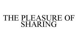 THE PLEASURE OF SHARING