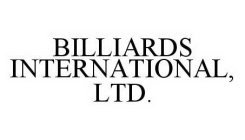 BILLIARDS INTERNATIONAL, LTD.