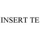 INSERT TE