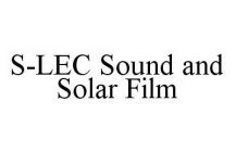 S-LEC SOUND AND SOLAR FILM